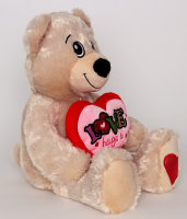 Teddybär für Verliebte 50/35cm braun Plüschbär Plüschtier
