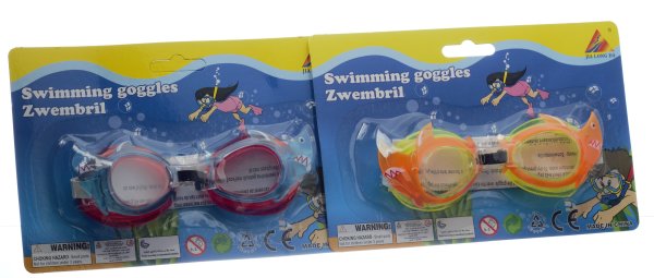 Schwimmbrille Kinder Fischmotiv